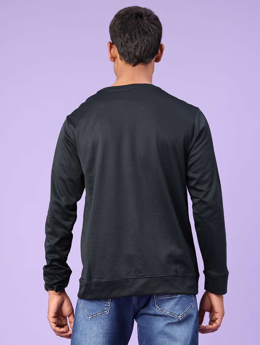 Men Taped Long Sleeves Regular Fit T-shirt - 22561599 -  Standard Image - 4