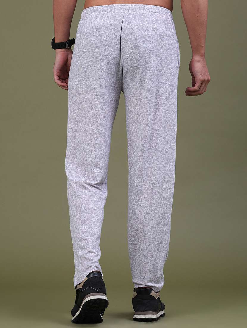 Men Solid Mid Rise Full Length Track Pant - 22562380 -  Standard Image - 4