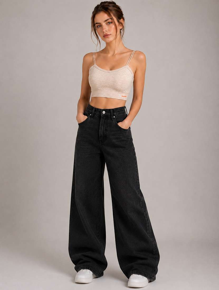 women solid full coverage bralette - 22562706 -  Standard Image - 4