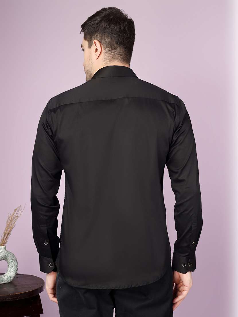 men embellished long sleeve slim fit casual shirt - 22562975 -  Standard Image - 4