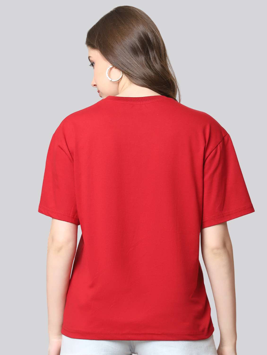 women printed short sleeves oversized t-shirt - 22563080 -  Standard Image - 4