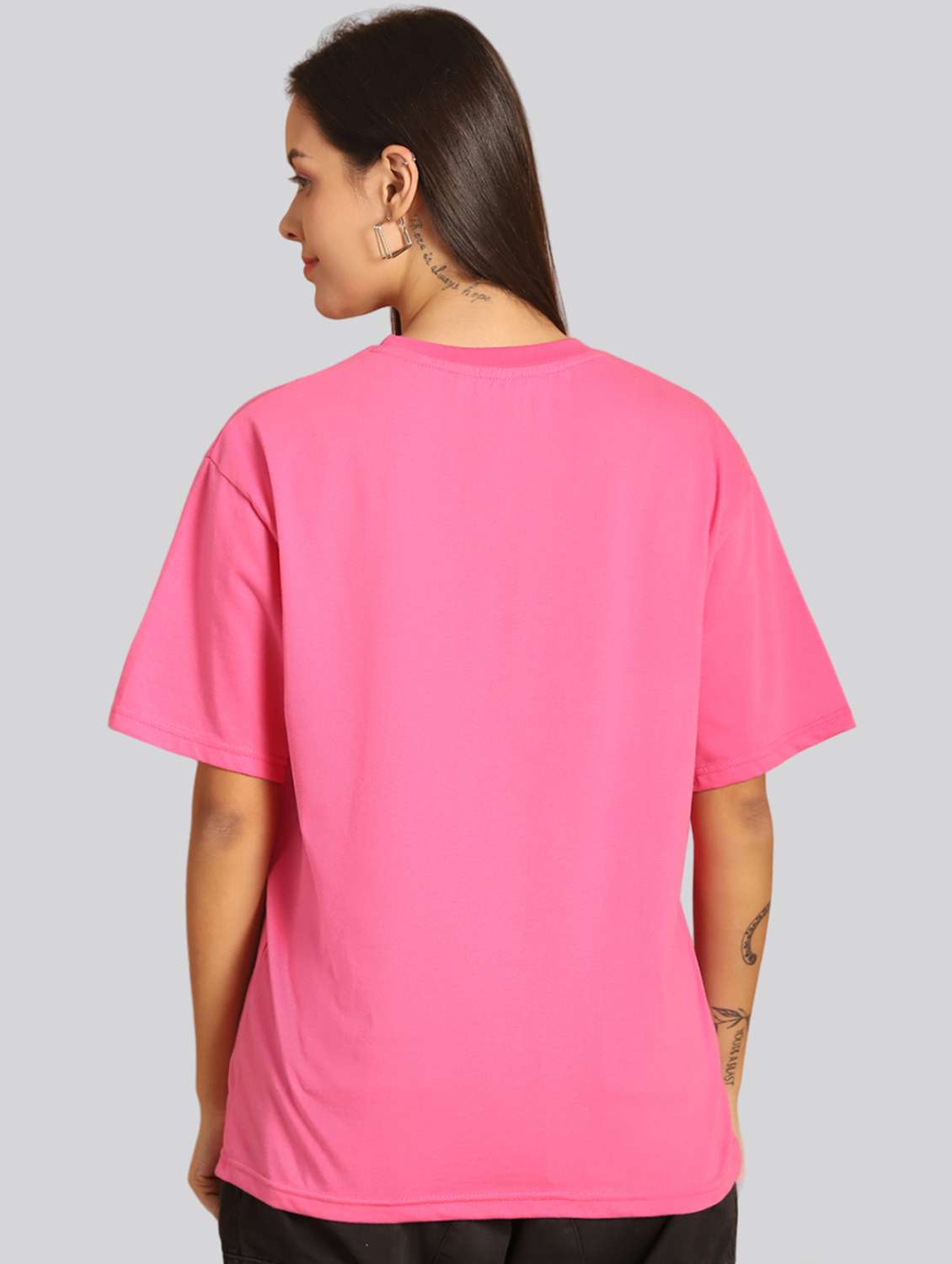 women printed short sleeves oversized t-shirt - 22563082 -  Standard Image - 4