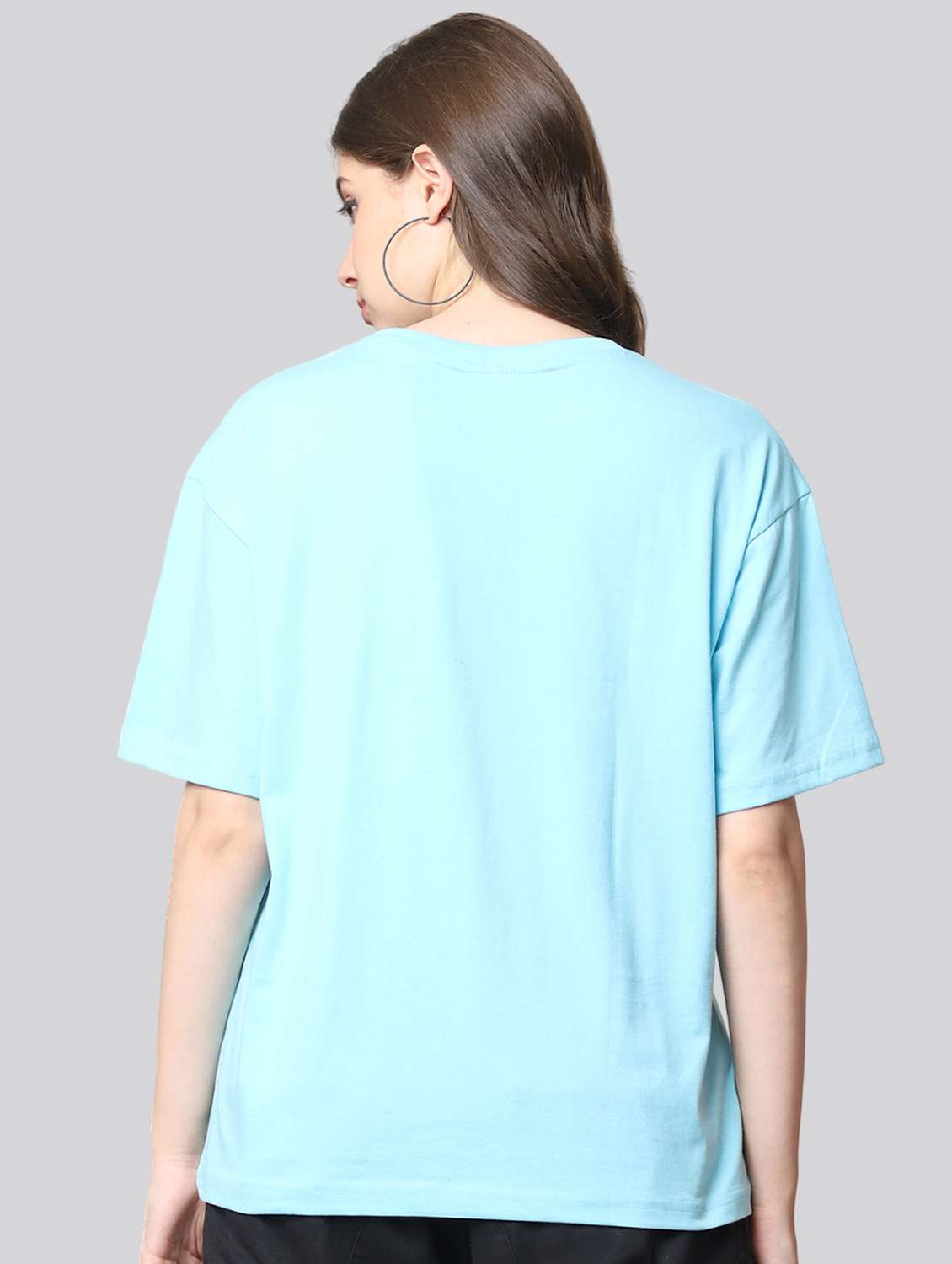women printed short sleeves oversized t-shirt - 22563084 -  Standard Image - 4