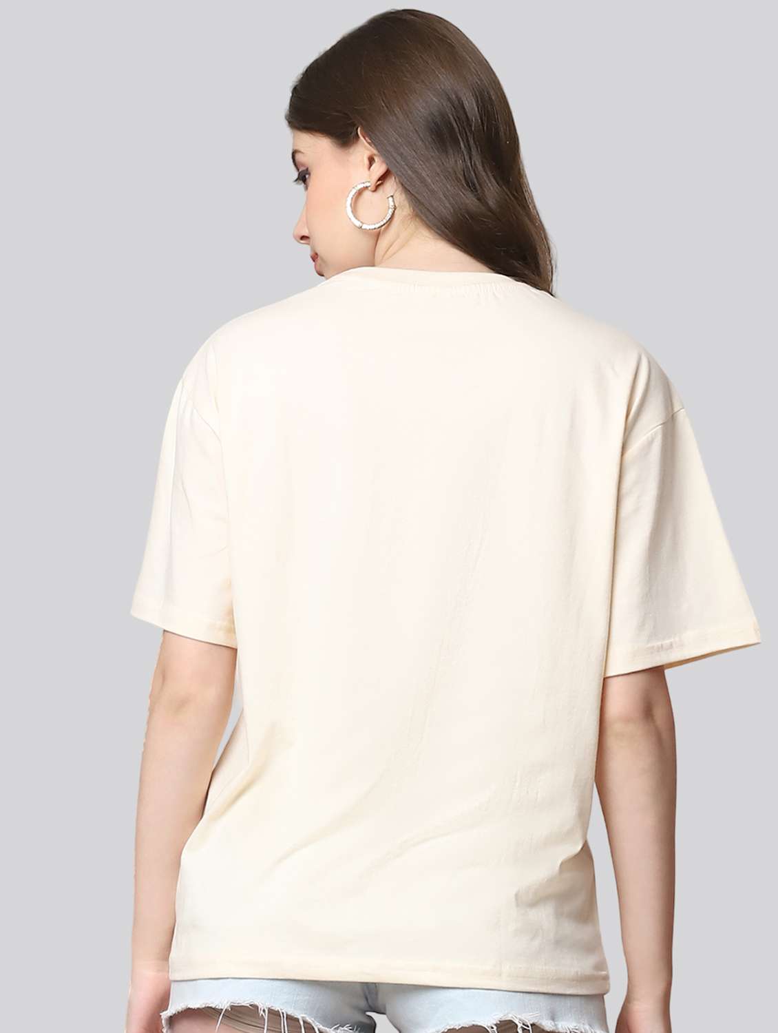 women printed short sleeves oversized t-shirt - 22563092 -  Standard Image - 4