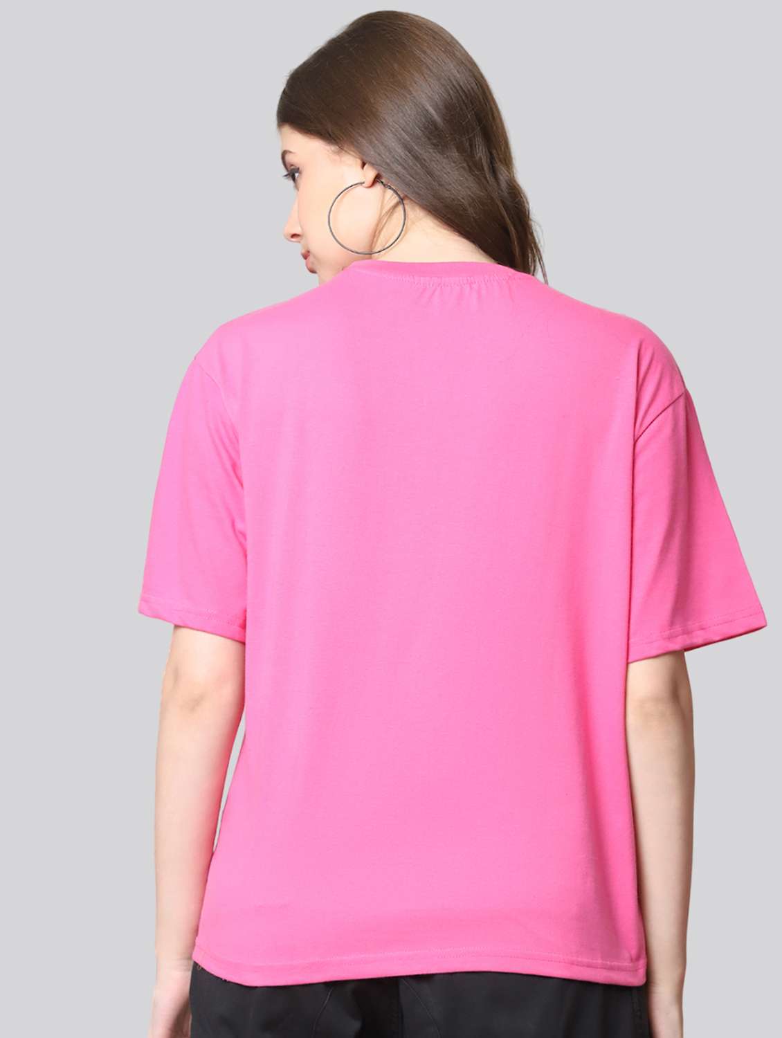 women printed short sleeves oversized t-shirt - 22563095 -  Standard Image - 4