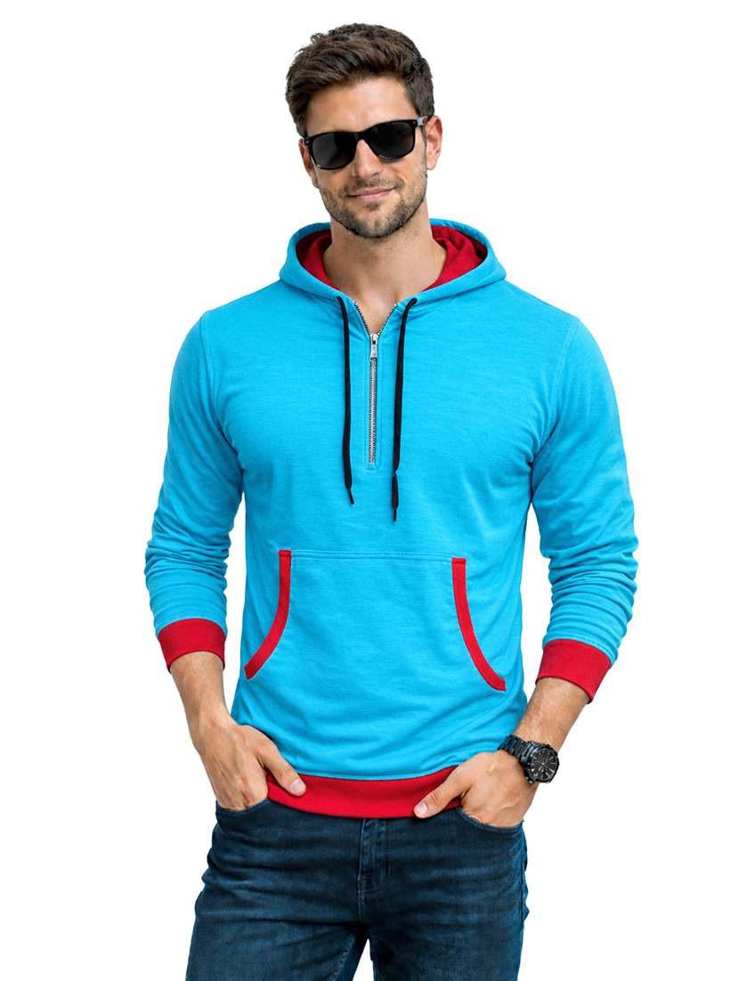 men solid long sleeve regular fit t-shirt