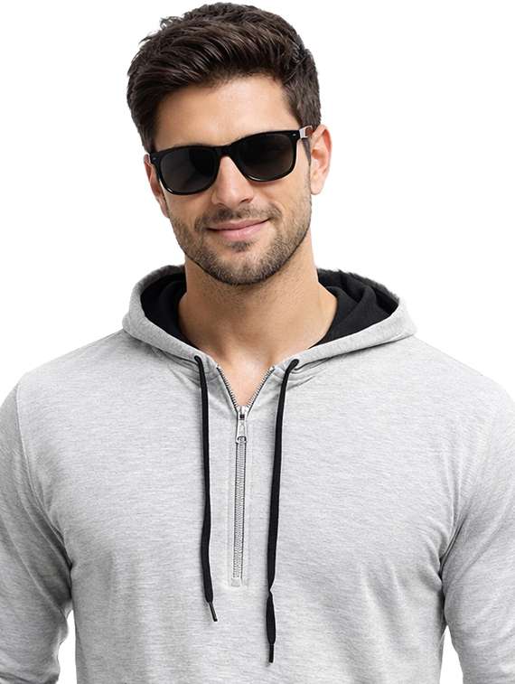 men solid long sleeve regular fit t-shirt - 22563403 -  Standard Image - 1
