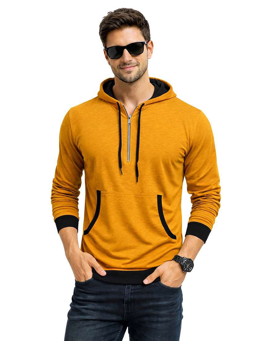 men solid long sleeve regular fit t-shirt