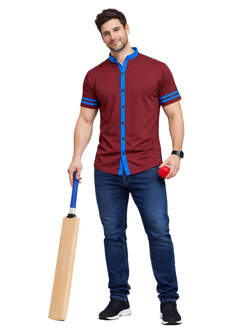Men Solid Short Sleeve Regular Fit Casual Shirt - 22563570 -  Standard Image - 4