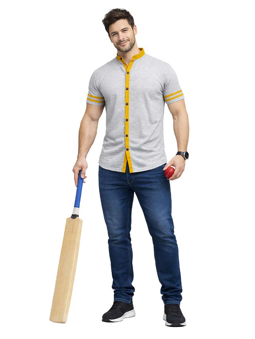 Men Solid Short Sleeve Regular Fit Casual Shirt - 22563576 -  Standard Image - 4