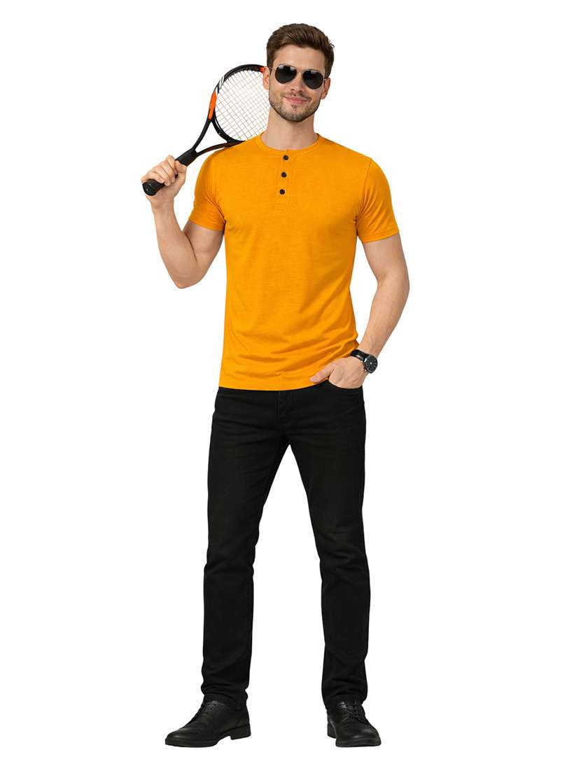 men solid short sleeve regular fit t-shirt - 22563720 -  Standard Image - 4