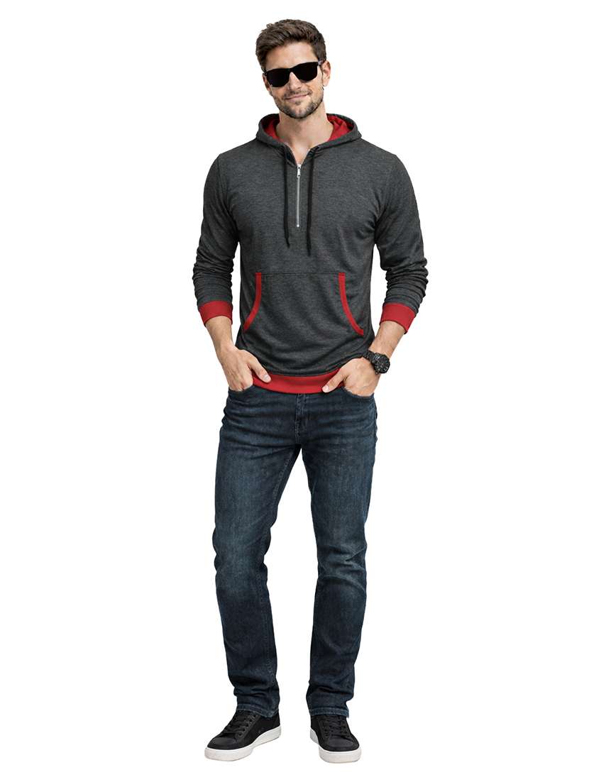 men solid long sleeve regular fit polo t-shirt - 22563806 -  Standard Image - 4