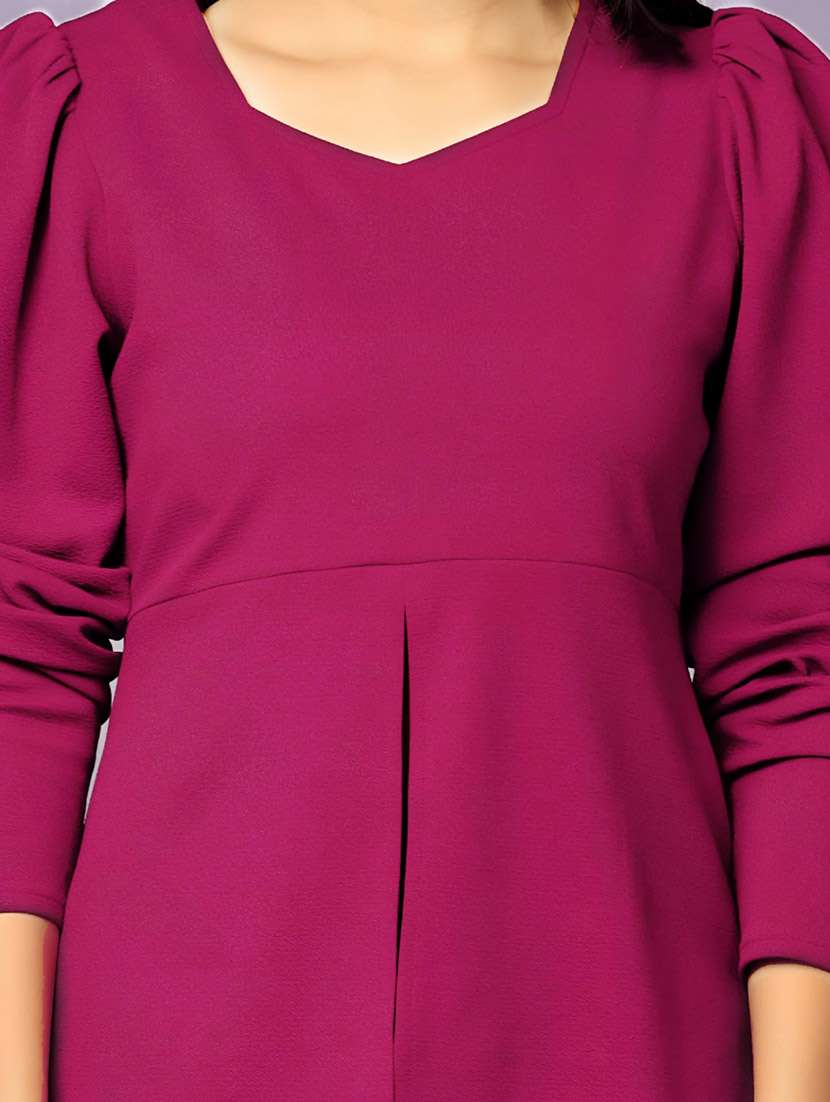 pink polyester top and trouser set coord - 22564771 -  Standard Image - 4