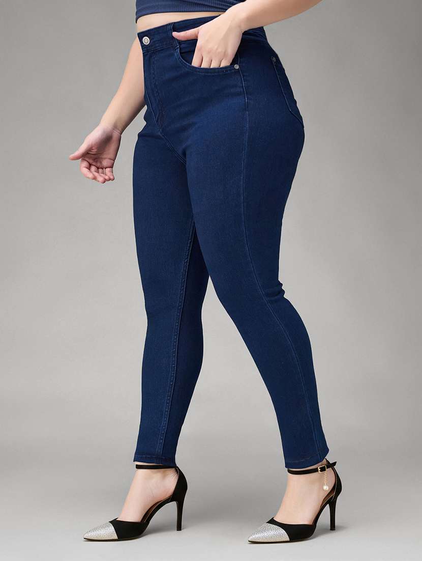 navy blue denim jeans - 22564777 -  Standard Image - 1