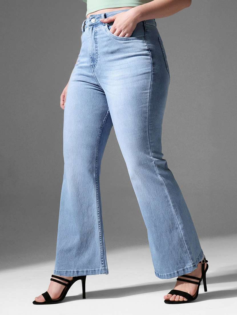 light blue denim jeans - 22564779 -  Standard Image - 1