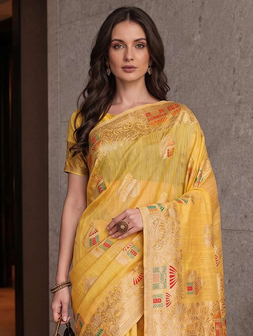 women self design banarasi saree with blouse - 22565044 -  Standard Image - 1