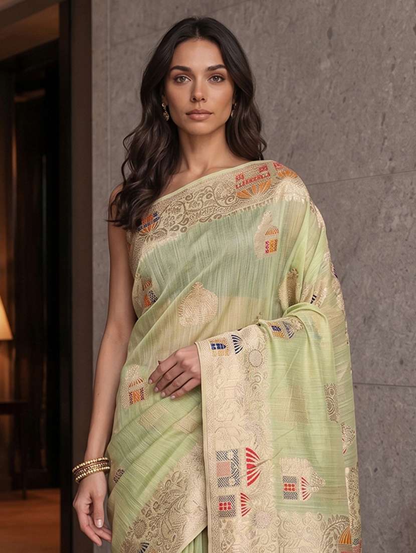 women self design banarasi saree with blouse - 22565046 -  Standard Image - 1