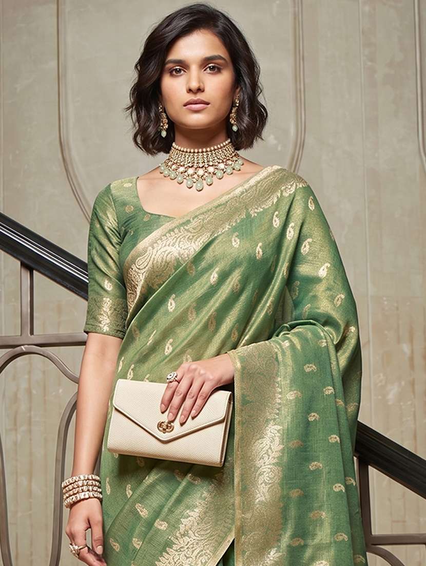 women self design banarasi saree with blouse - 22565055 -  Standard Image - 1