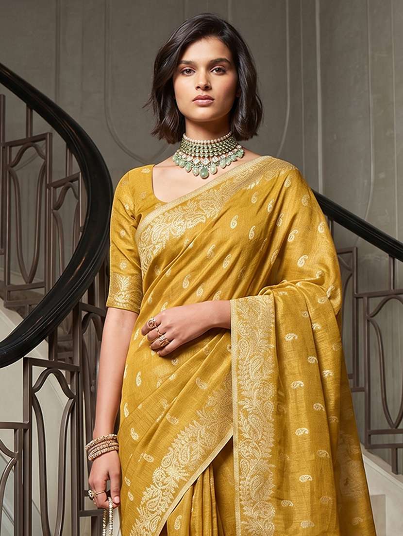 women self design banarasi saree with blouse - 22565058 -  Standard Image - 1