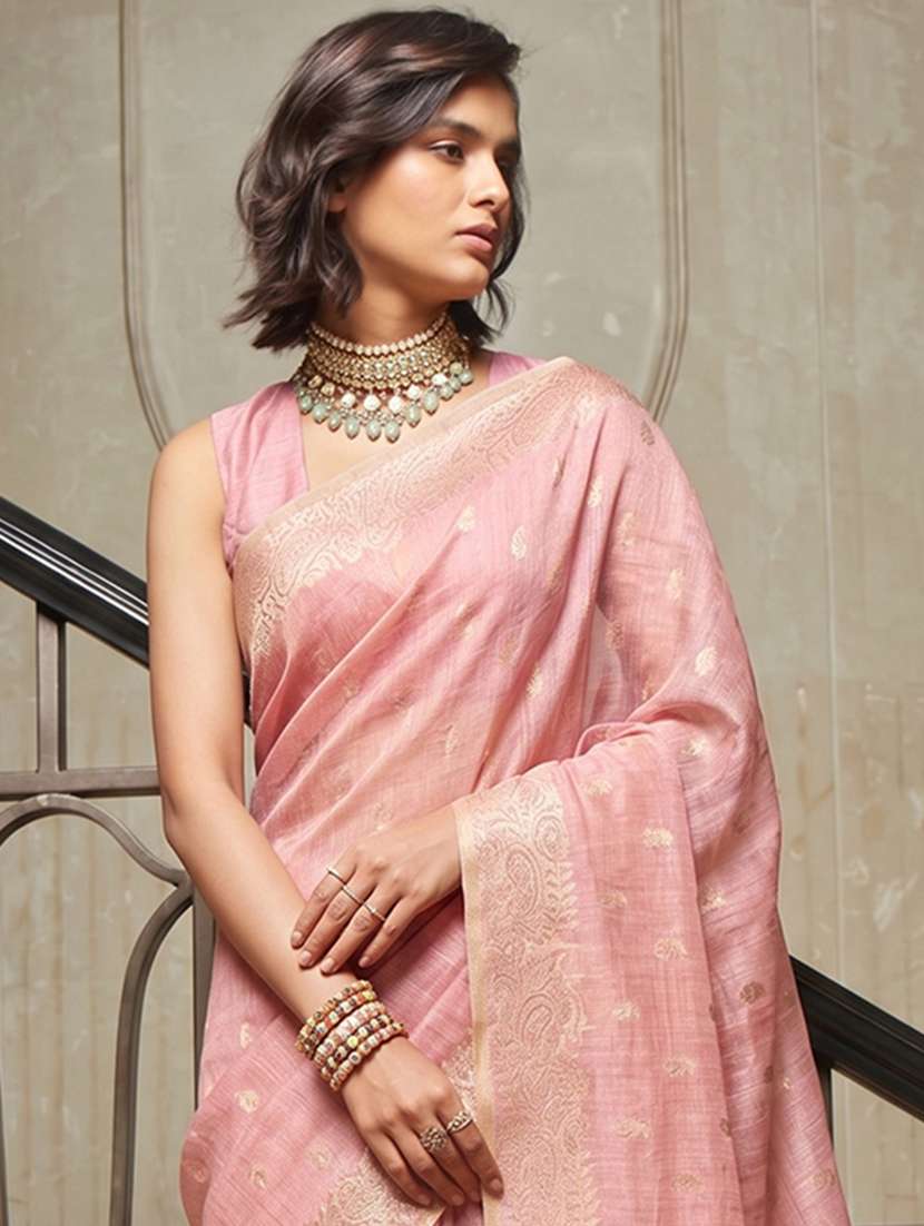 women self design banarasi saree with blouse - 22565059 -  Standard Image - 1