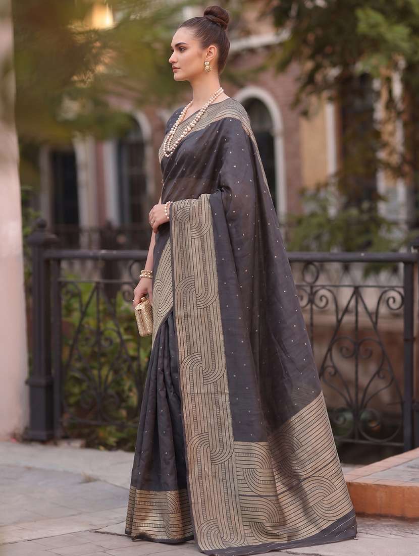 women self design bordered saree with blouse - 22565122 -  Standard Image - 1