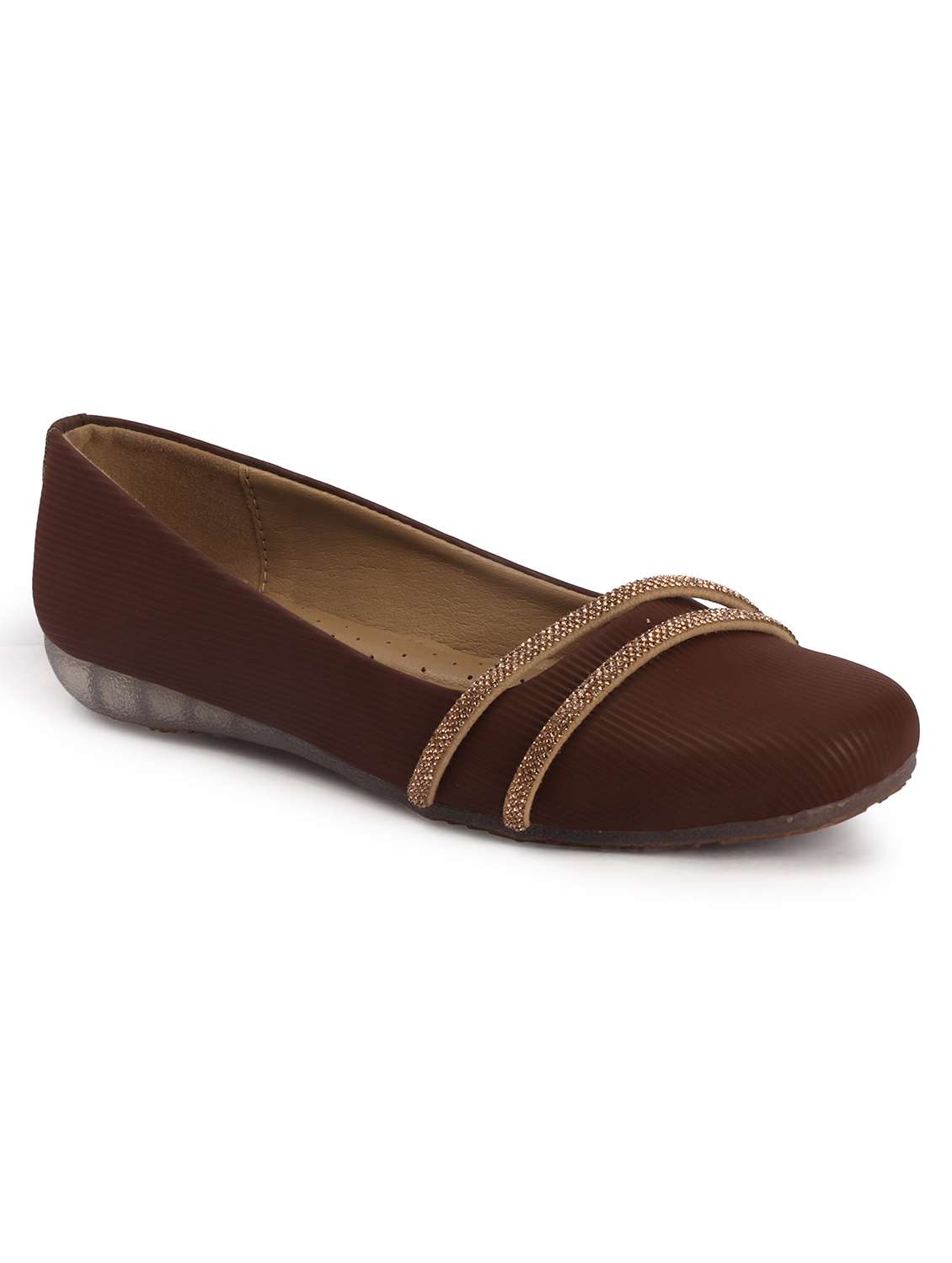 Women Embellished Slip On Ballerina - 22565131 -  Standard Image - 1