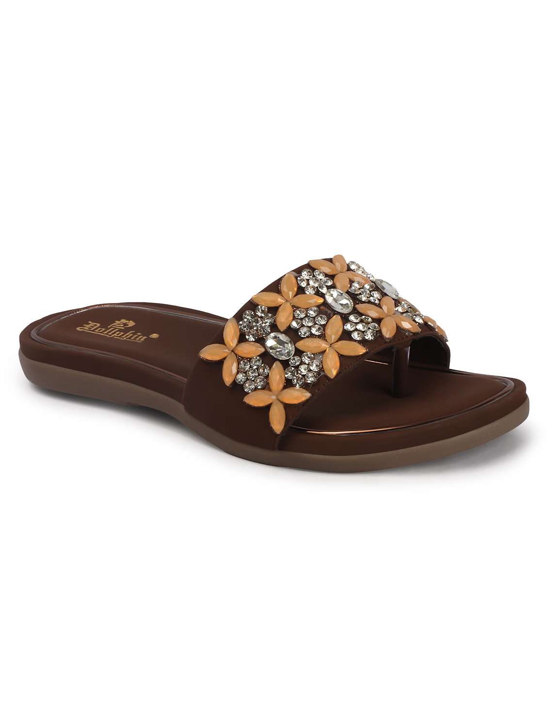 women embellished toe separator flats - 22565148 -  Standard Image - 1