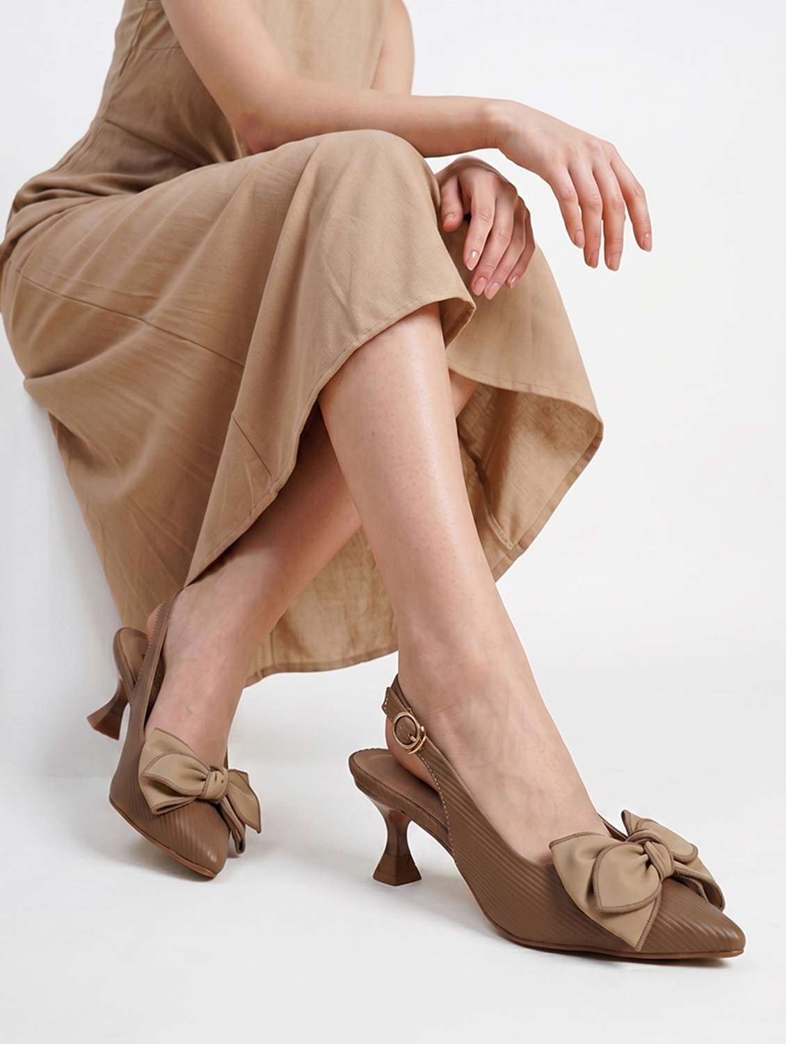 women textured back strap sandal - 22565174 -  Standard Image - 4