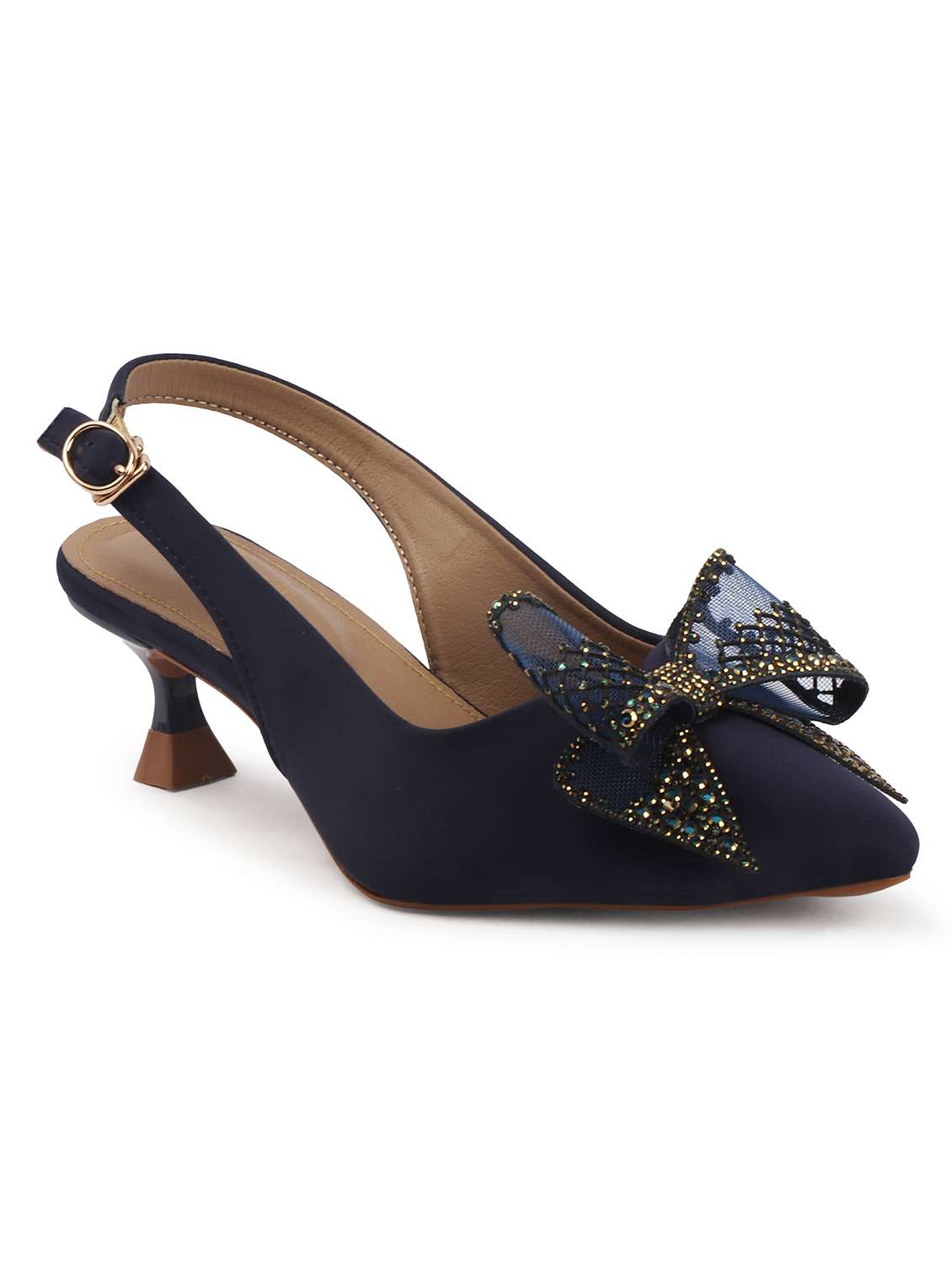 women embellished back strap sandal - 22565177 -  Standard Image - 1