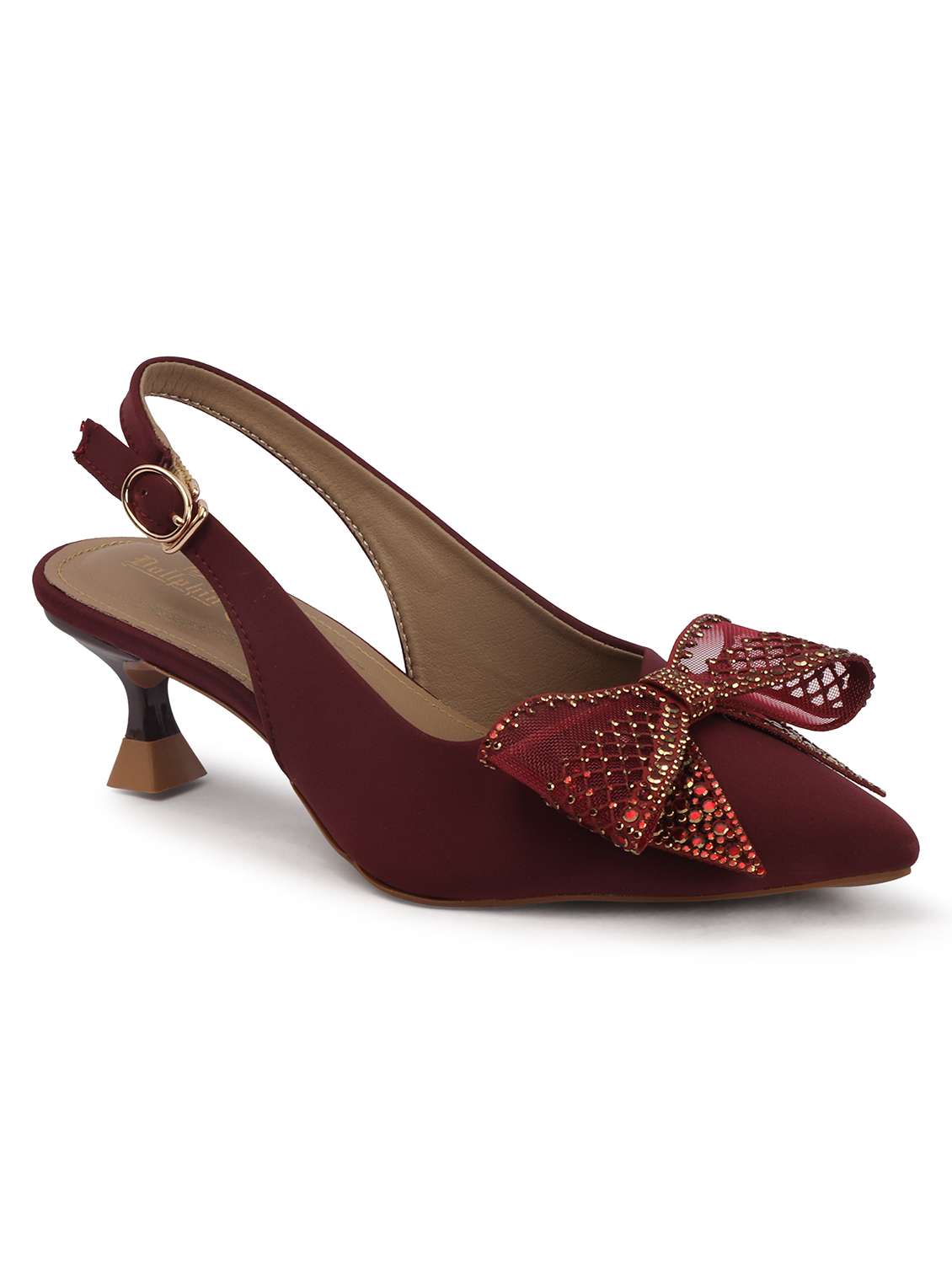 women embellished back strap sandal - 22565178 -  Standard Image - 1