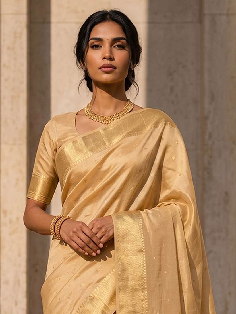 women self design bordered saree with blouse - 22565244 -  Standard Image - 1