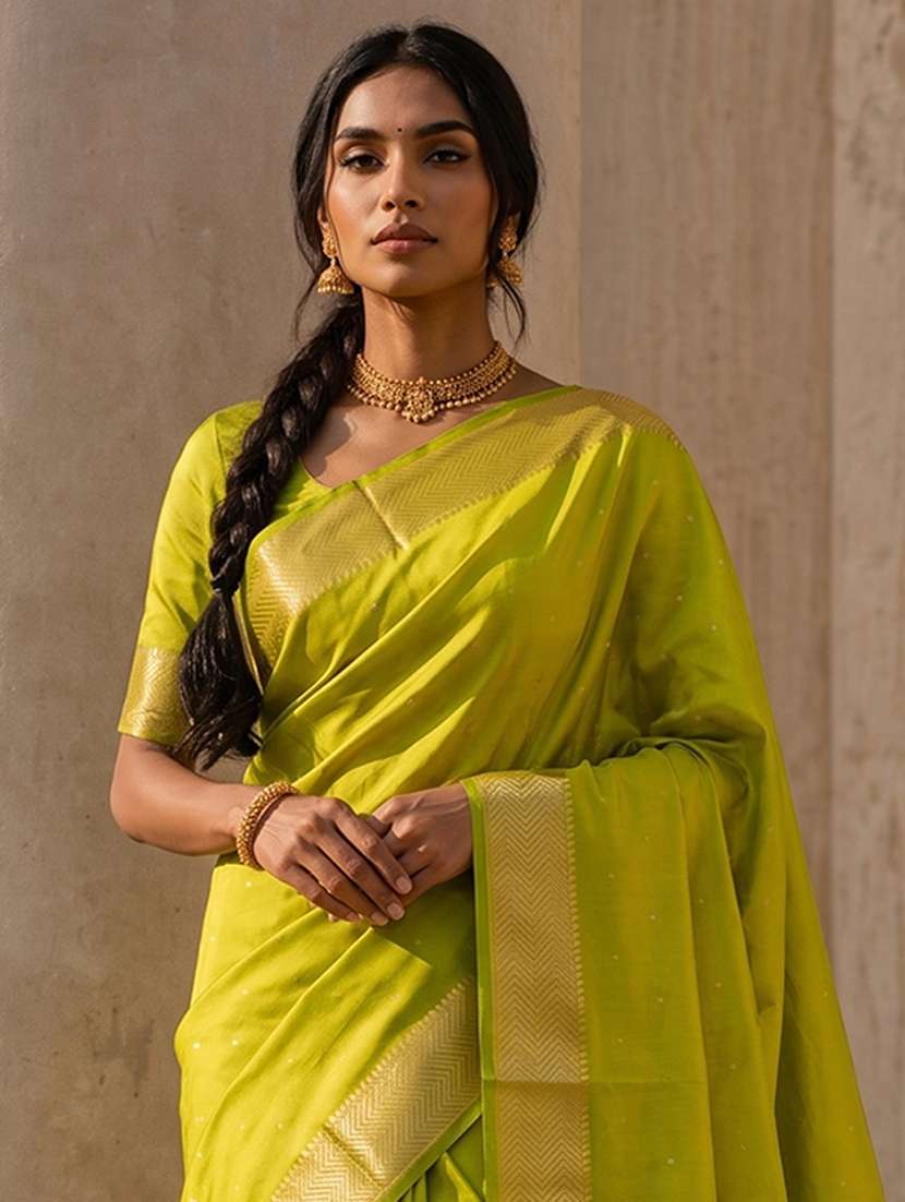 women self design bordered saree with blouse - 22565246 -  Standard Image - 1