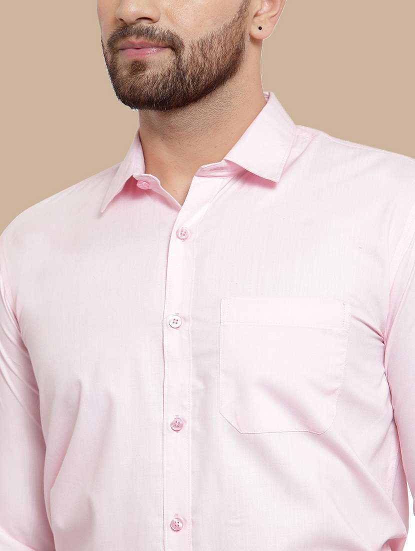 men solid long sleeves formal shirt - 22565306 -  Standard Image - 1