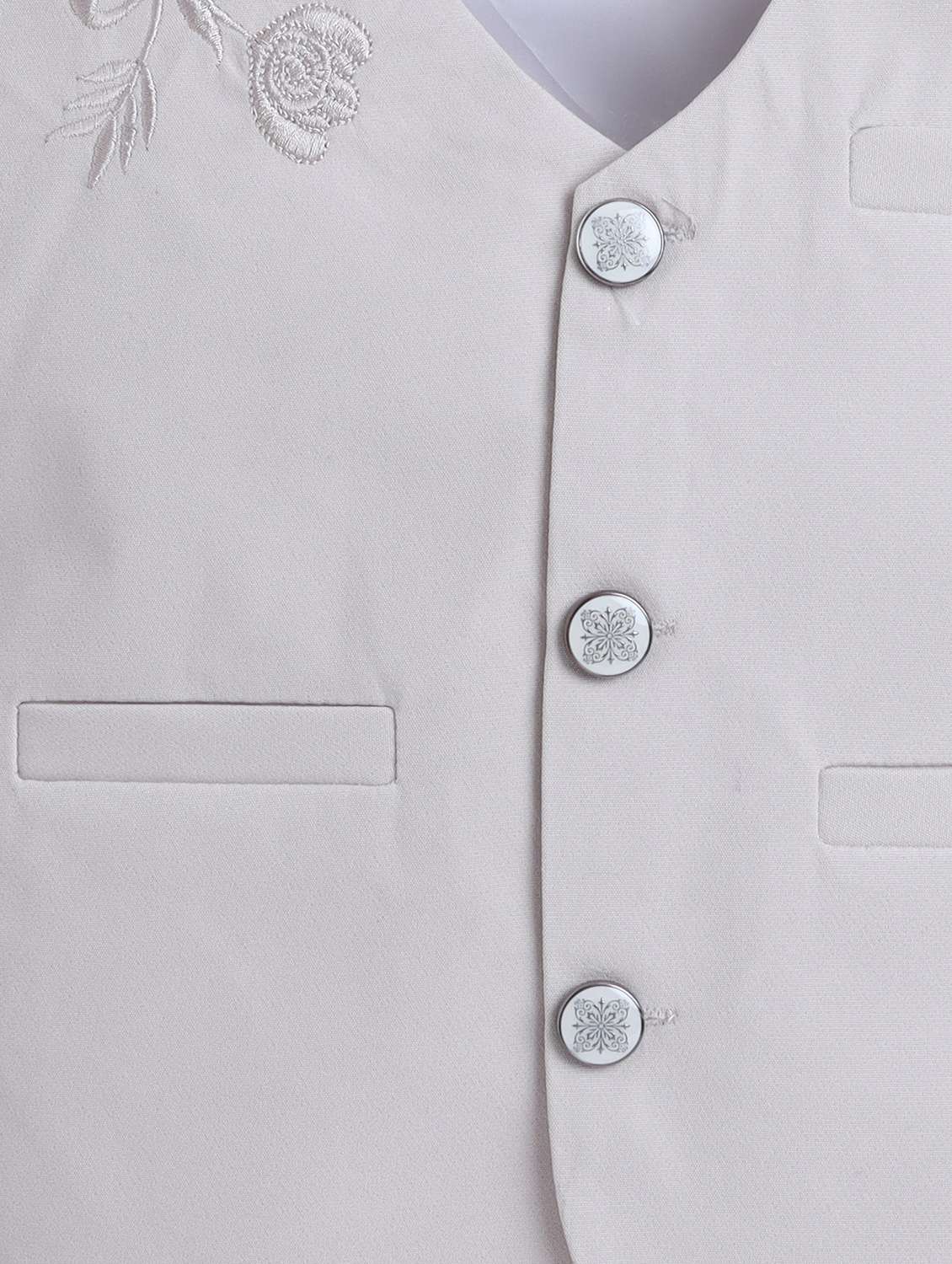 beige cotton blend suit sets twin & dungree - 22565402 -  Standard Image - 1