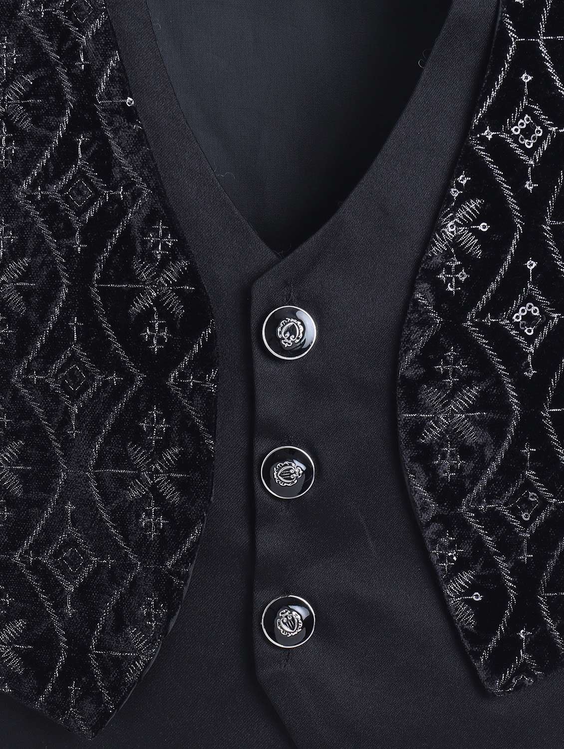 black velvet suit sets twin & dungree - 22565414 -  Standard Image - 1