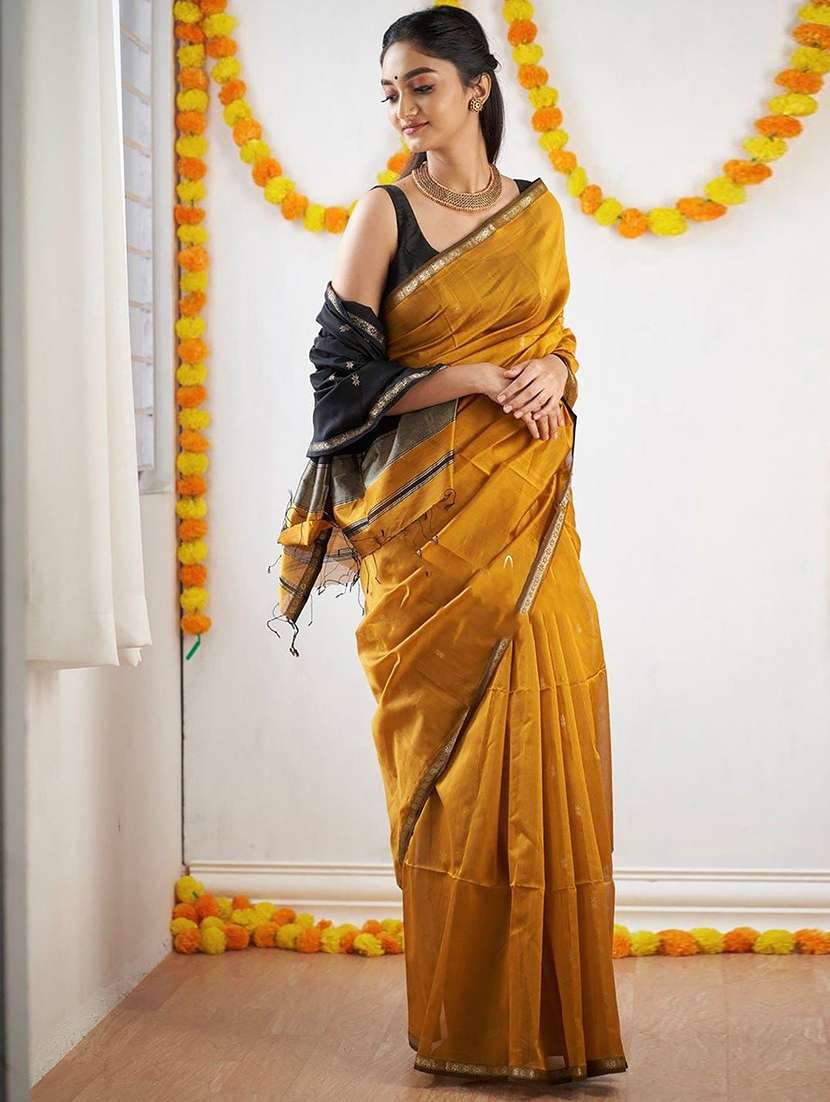 women self design southern silk saree with blouse - 22565697 -  Standard Image - 1