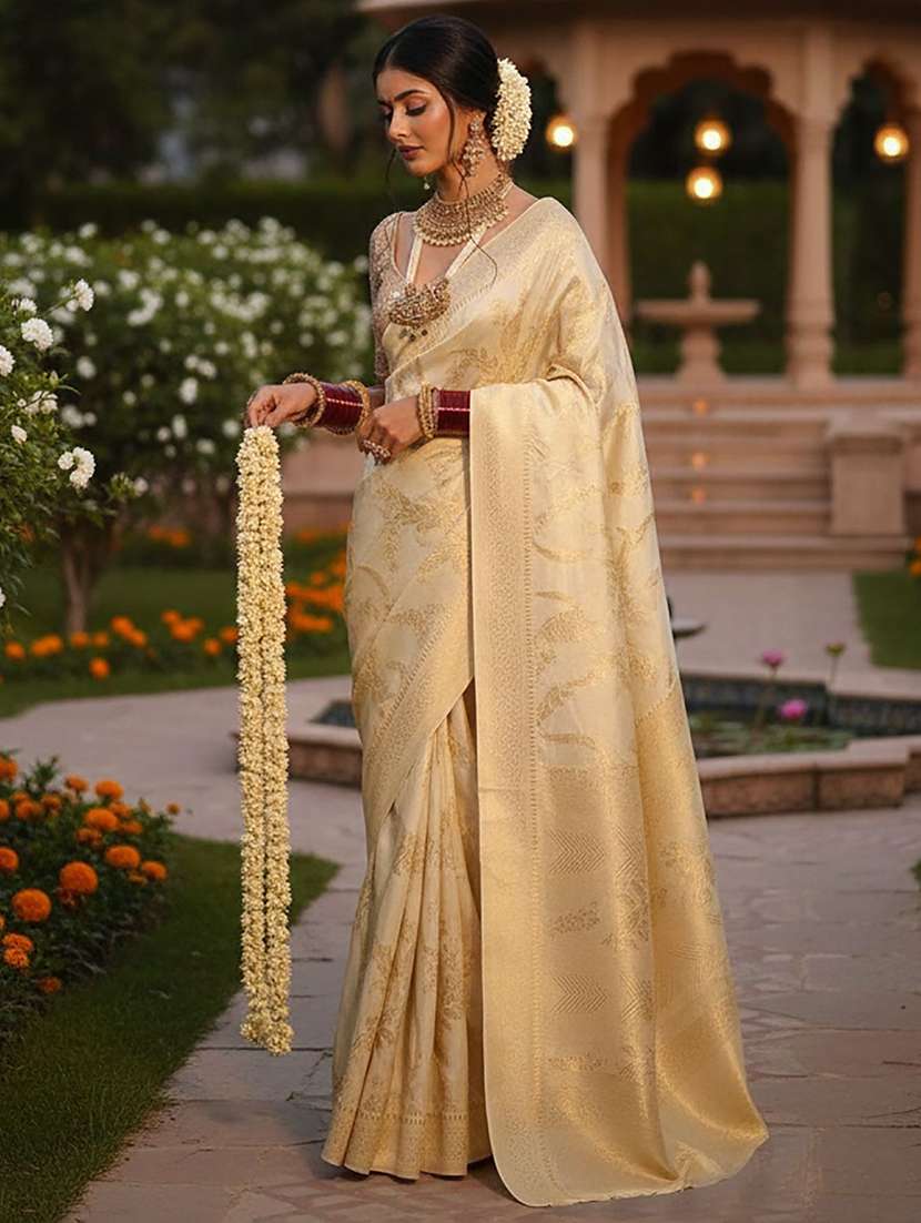 women self design banarasi saree with blouse - 22565698 -  Standard Image - 1