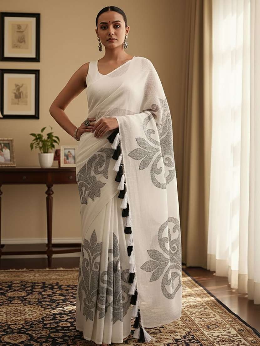 women printed casual wear saree - 22565768 -  Standard Image - 1