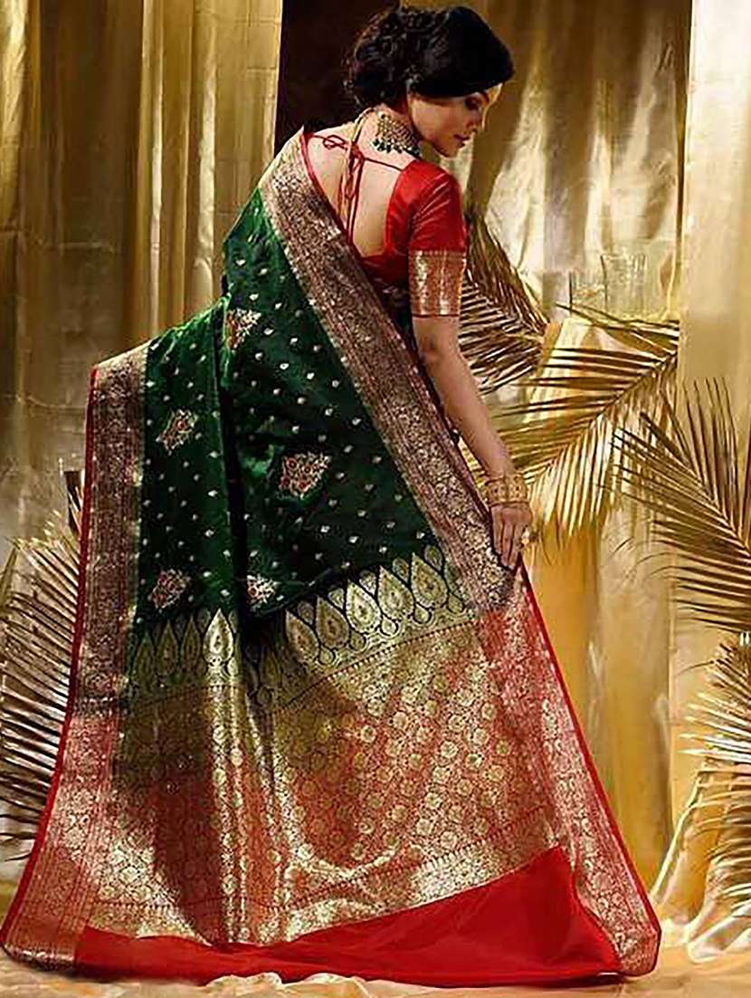 women self design banarasi saree - 22565940 -  Standard Image - 4