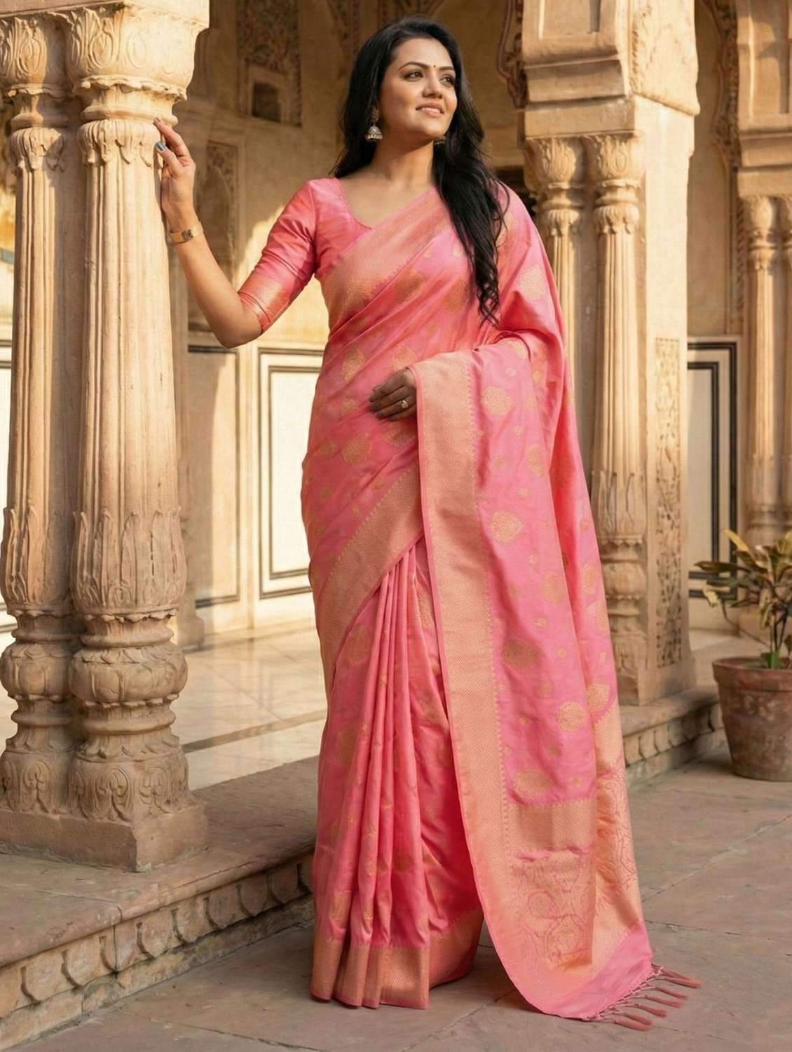 women self design banarasi saree - 22565994 -  Standard Image - 1