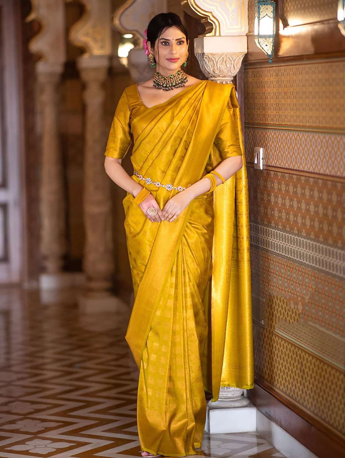 women self design banarasi saree - 22566000 -  Standard Image - 1