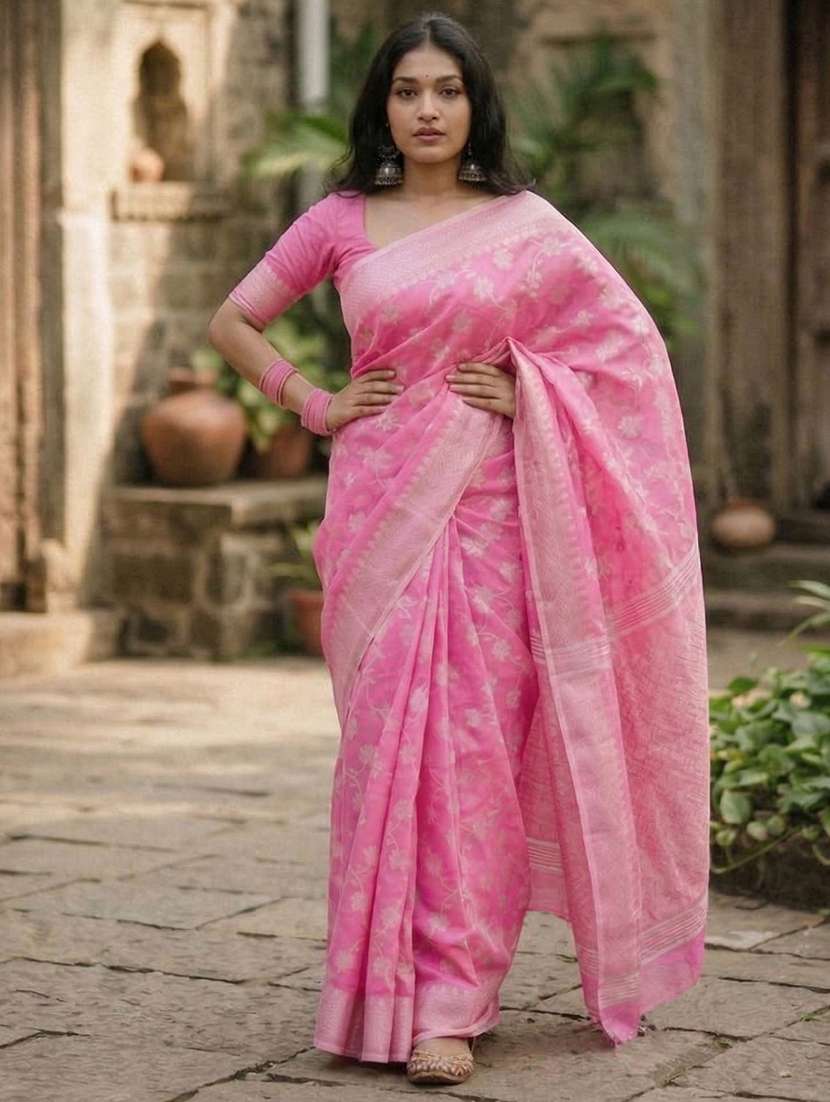 women self design banarasi saree with blouse - 22566044 -  Standard Image - 1