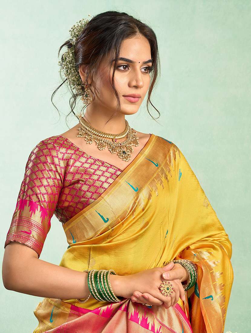 women self design paithani saree - 22566081 -  Standard Image - 1