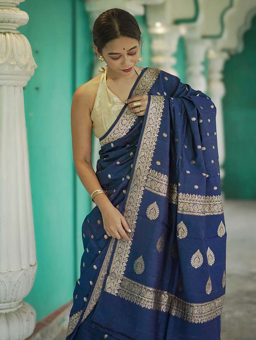 women self design banarasi saree - 22566216 -  Standard Image - 1