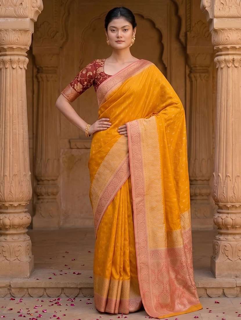 women self design banarasi saree - 22566380 -  Standard Image - 1