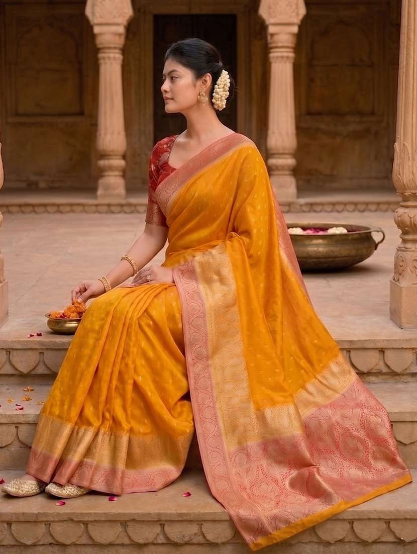 women self design banarasi saree - 22566380 -  Standard Image - 4
