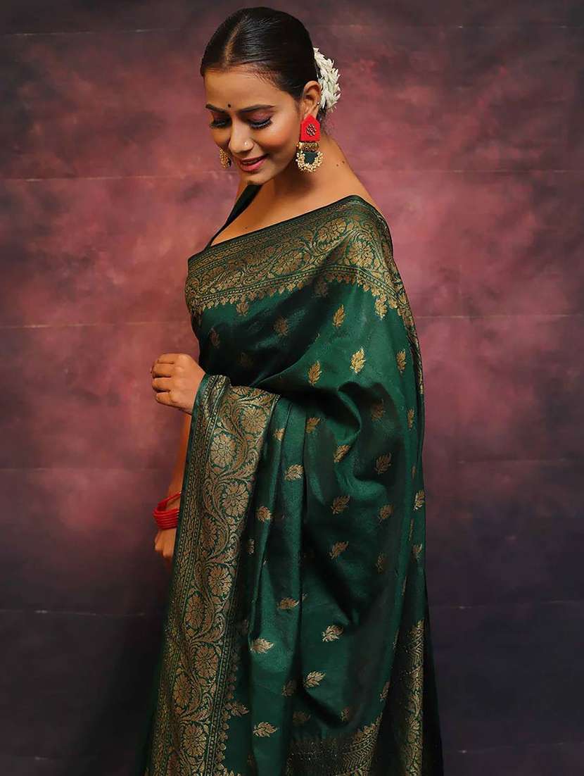 Women Self Design Banarasi Saree - 22566399 -  Standard Image - 1