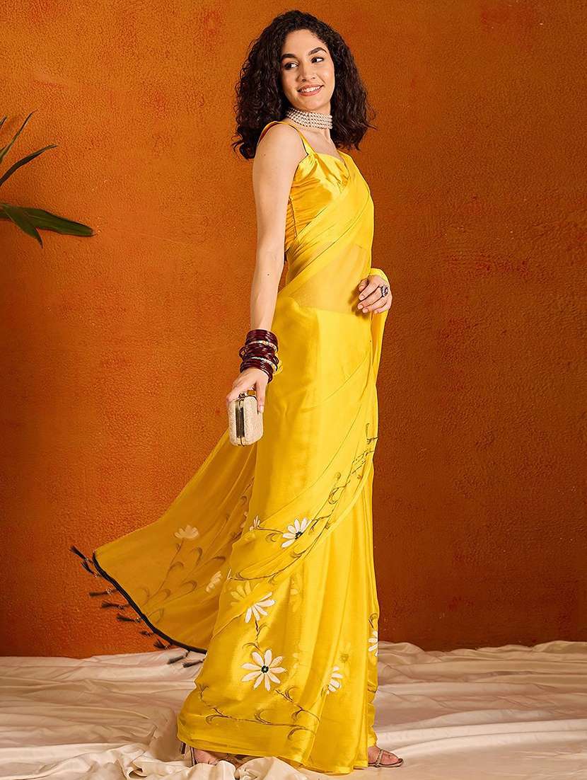 women printed casual wear saree - 22566401 -  Standard Image - 4