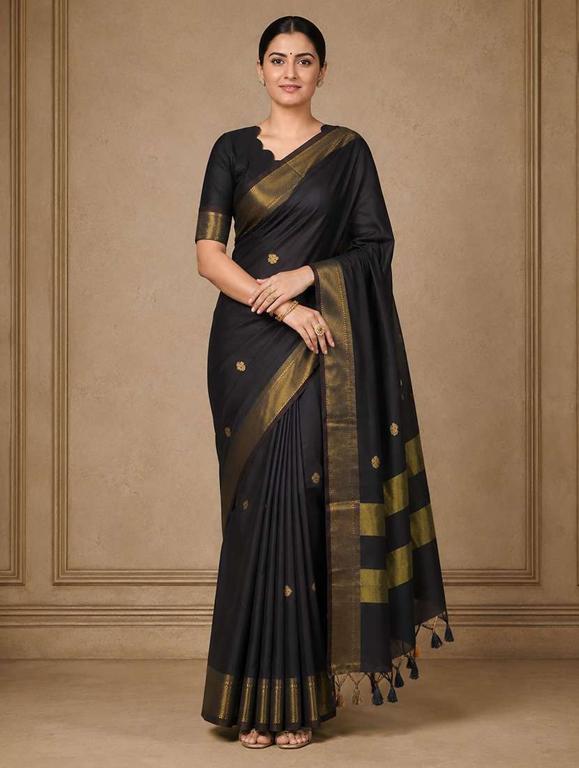 women self design bordered saree with blouse - 22566561 -  Standard Image - 1