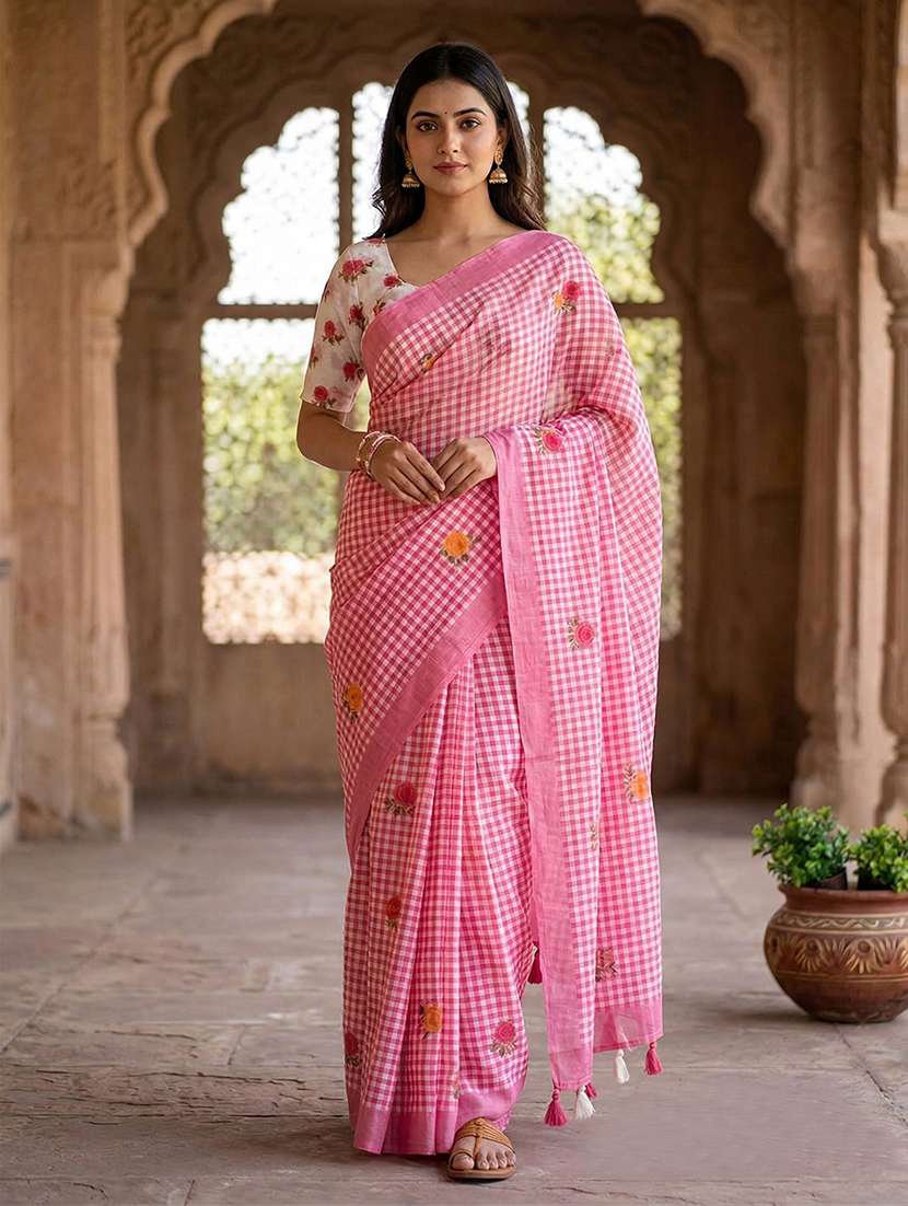 women printed casual wear saree - 22566671 -  Standard Image - 1